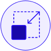 Resize images for forms and applications